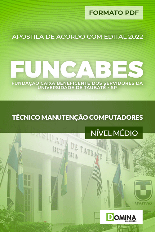 Apostila Funcabes SP 2022 Técnico Manutenção Computadores