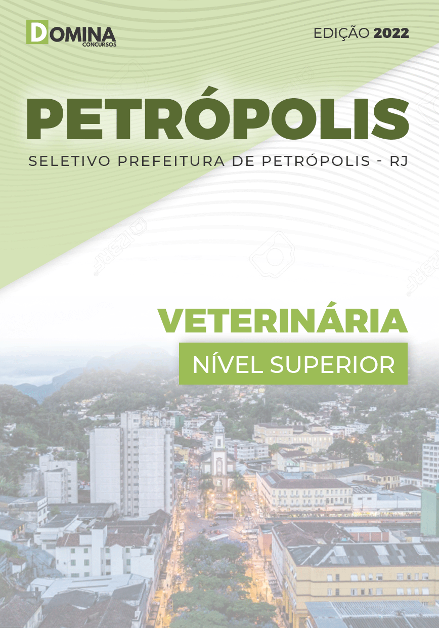 Apostila Digital Seletivo Pref Petrópolis RJ 2022 Veterinário