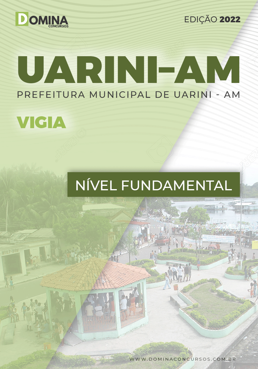 Apostila Pref Uarini AM 2022 Auxiliar Serviços Gerais