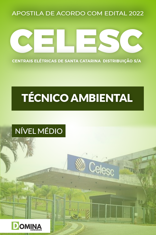 Apostila Digital Concurso CELESC 2022 Técnico Ambiental