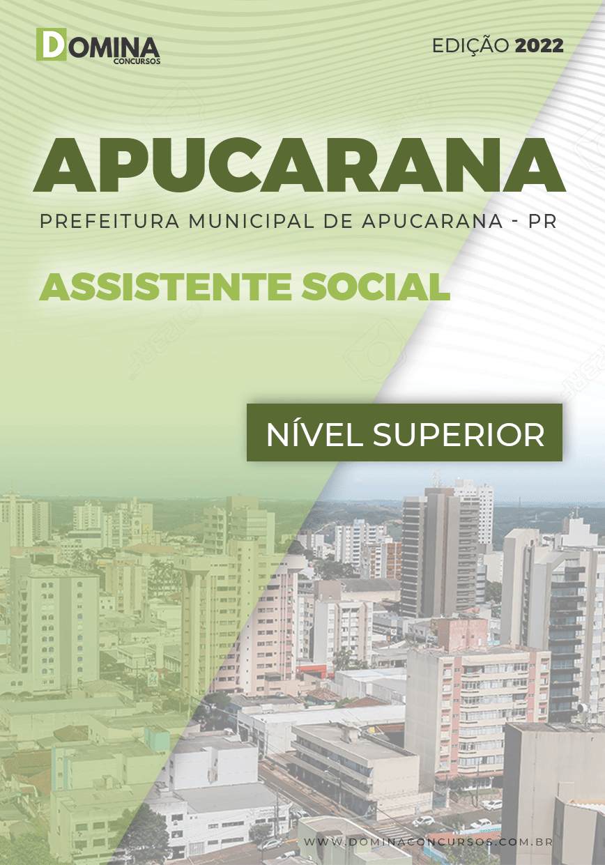 Apostila Digital Pref Apucarana PR 2022 Assistente Social