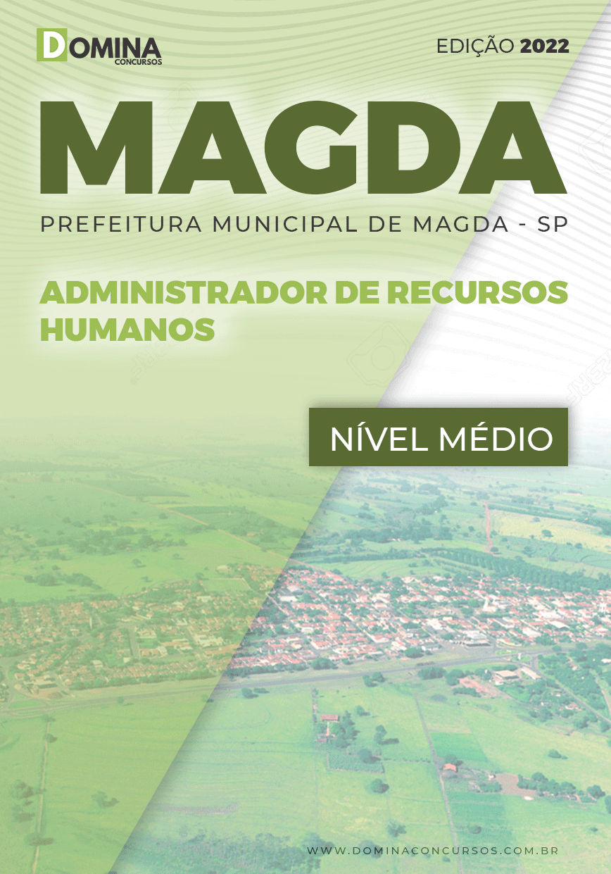 Apostila Digital Pref Magda SP 2022 Administrador RH