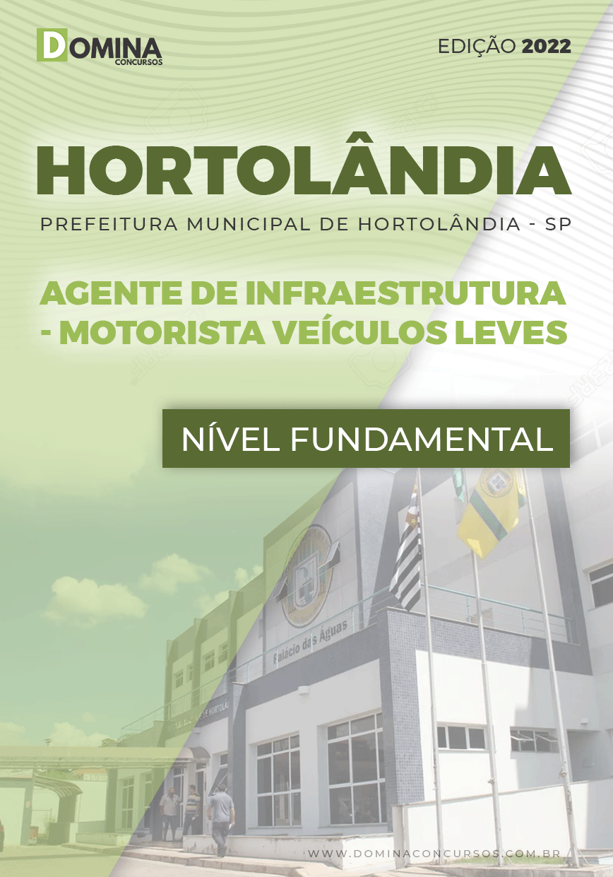 Apostila Pref Hortolândia SP 2022 A.I Motorista Veículos Leves