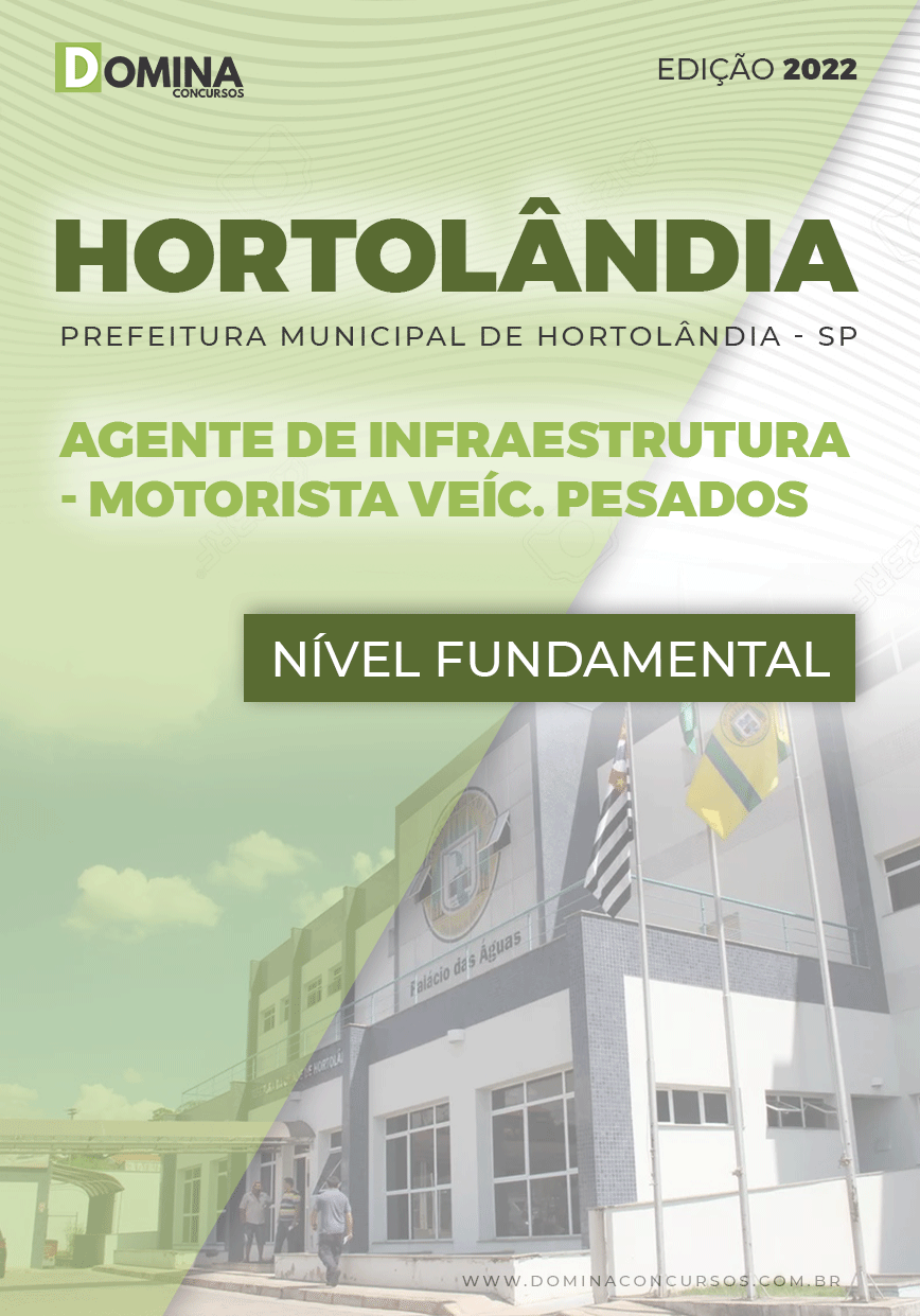 Apostila Pref Hortolândia SP 2022 A.I Motorista Veículos Pesados