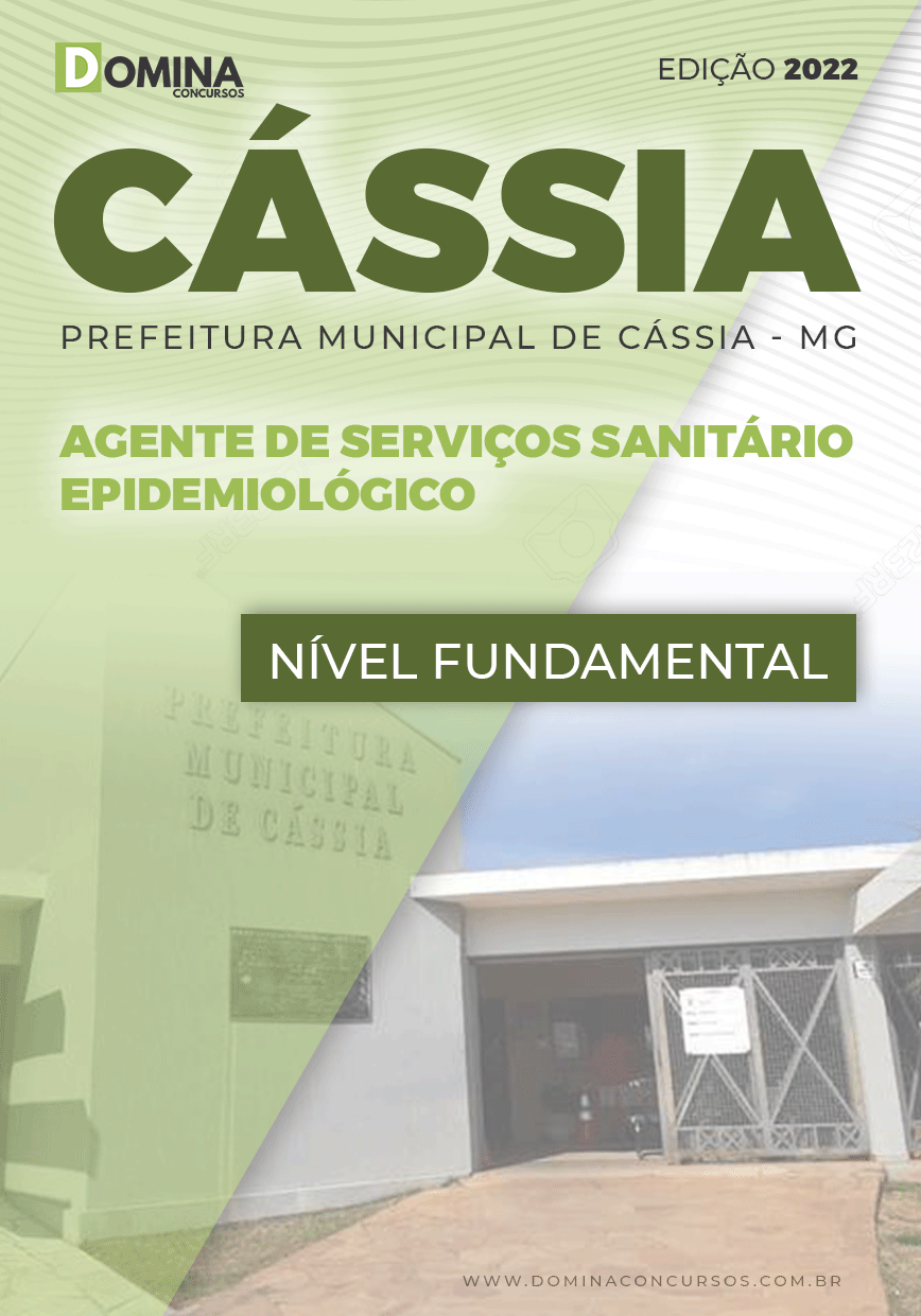 Apostila Pref Cássia MG 2022 Ag. Serv. Sanit. Epidemiológico