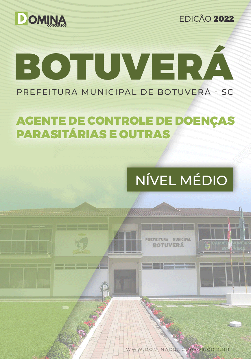 Apostila Pref Botuverá SC 2022 Ag. Contr. Doenças parasitárias