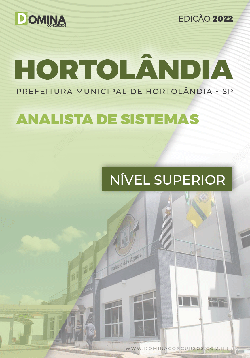 Apostila Digital Pref Hortolândia SP 2022 Analista Sistema