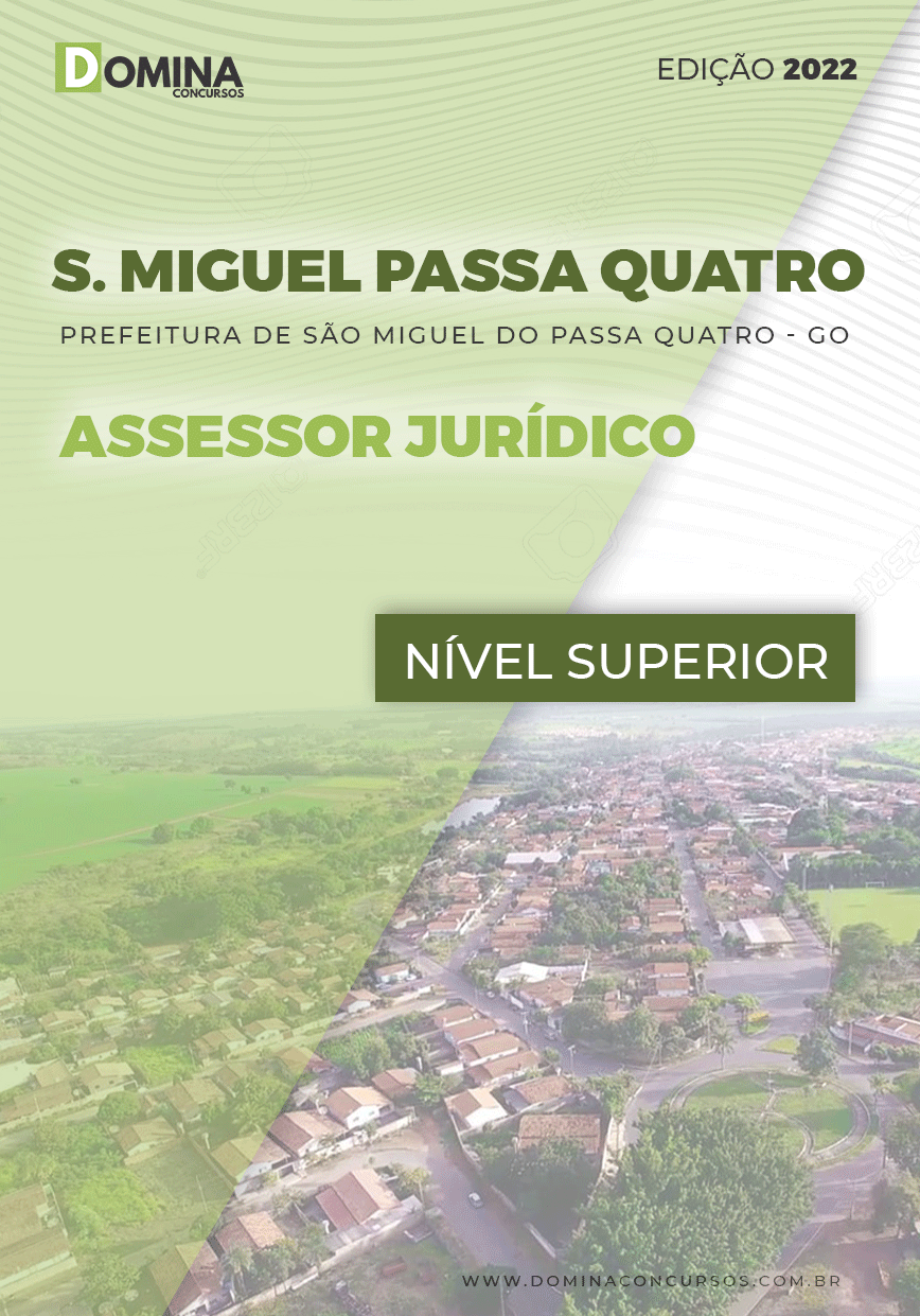 Apostila São Miguel Passa Quatro GO 2022 Assessor Jurídico