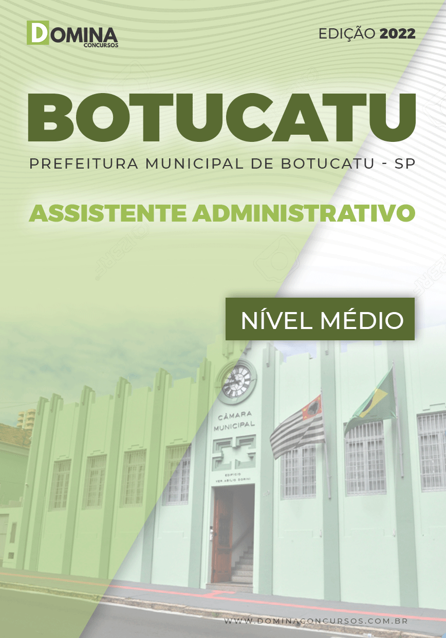 Apostila Câmara Botucatu SP 2022 Assistente Administrativo