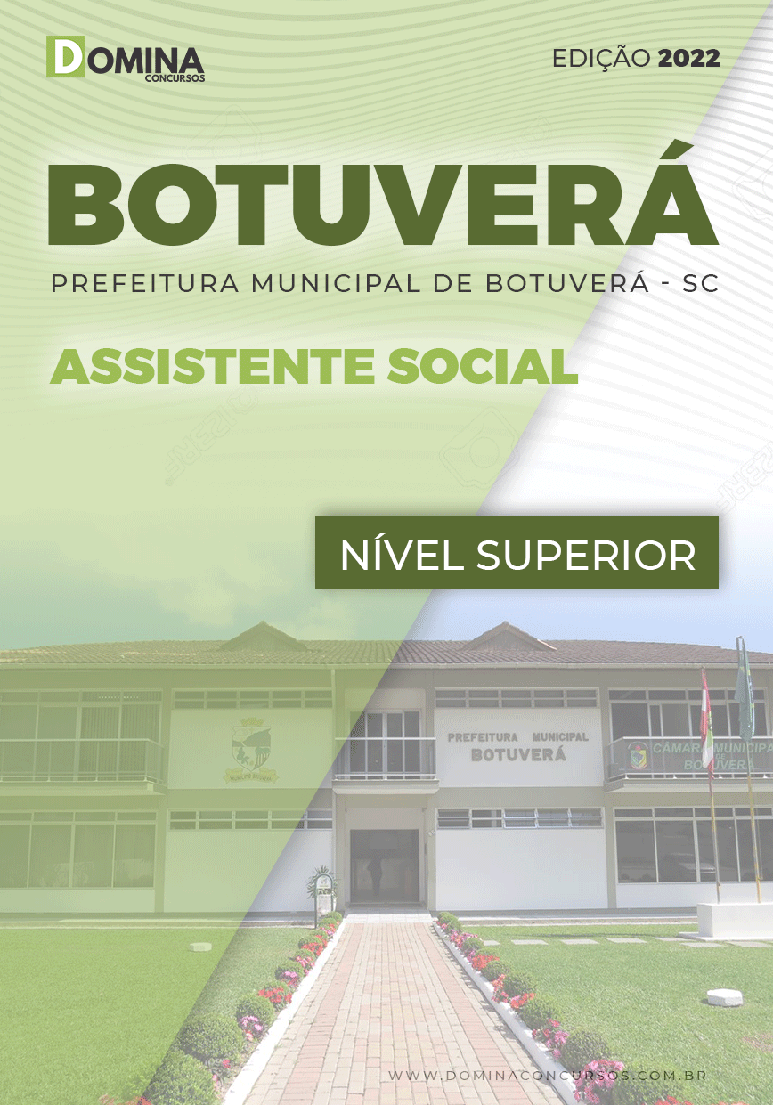 Apostila Digital Pref Botuverá SC 2022 Assistente Social