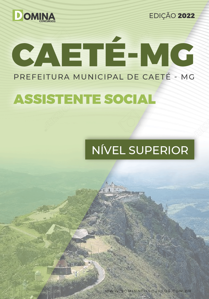 Apostila Digital Seletivo Pref Caeté MG 2022 Assistente Social