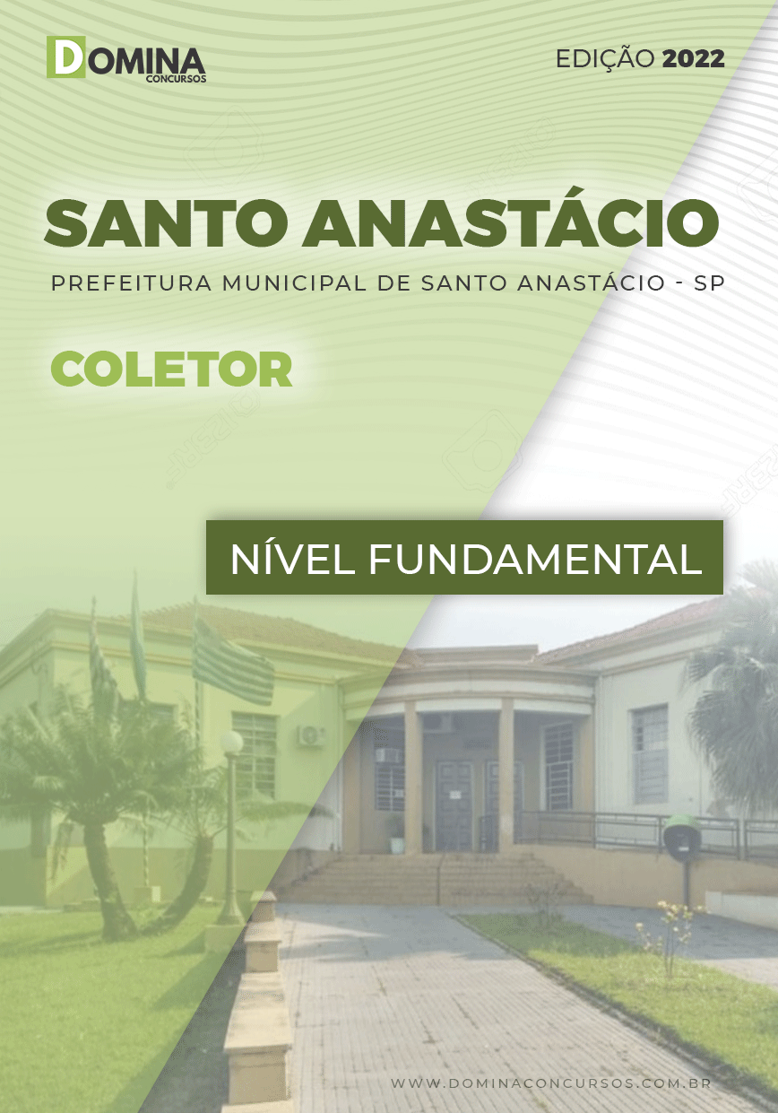 Apostila Digital Pref Santo Anastácio SP 2022 Coletor