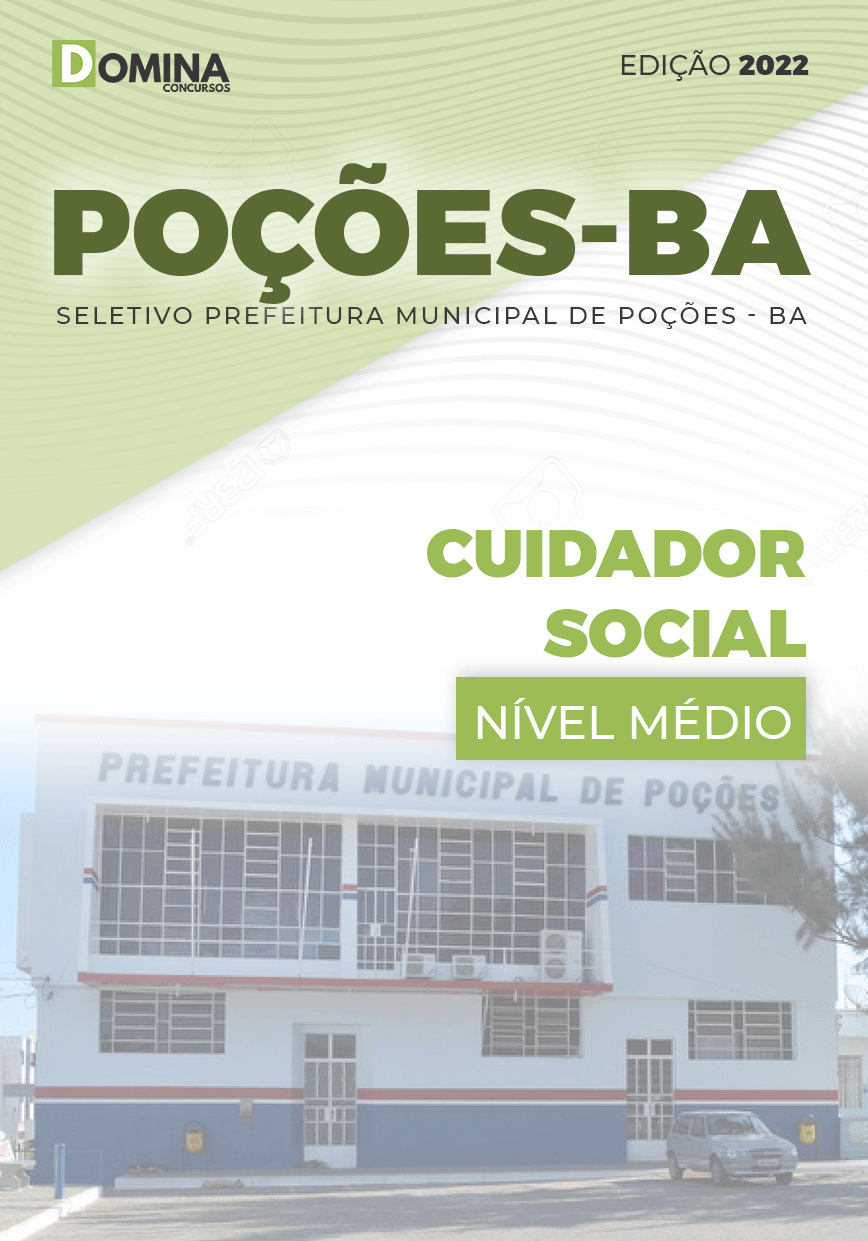 Apostila Seletivo Pref Poções BA 2022 Cuidador Social