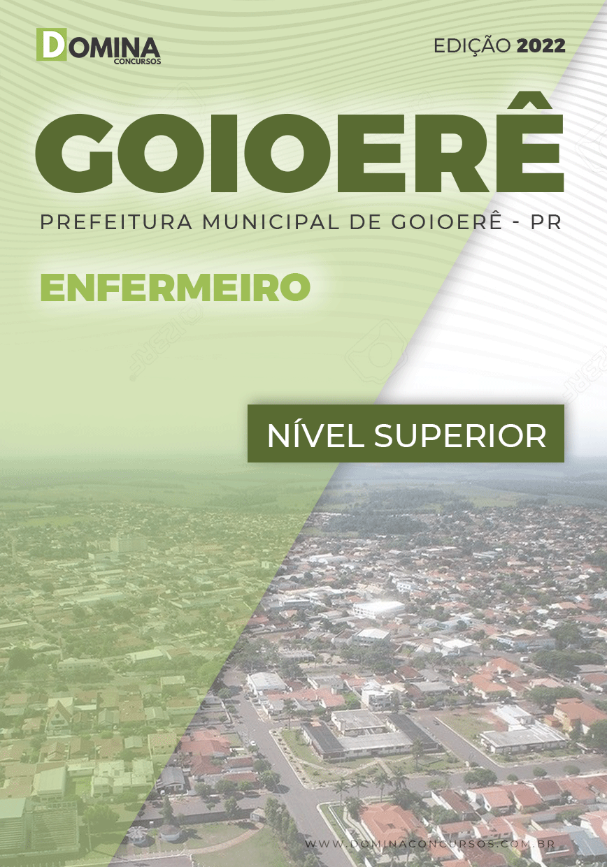 Apostila Digital Concurso Pref Goioerê PR 2022 Enfermeiro