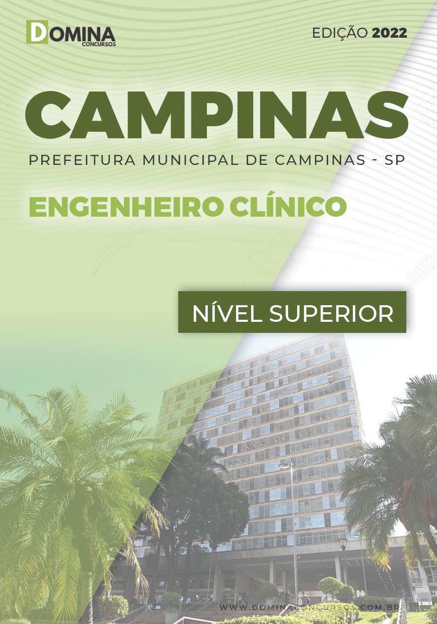 Apostila Digital Pref Campinas SP 2022 Engenheiro Clínico