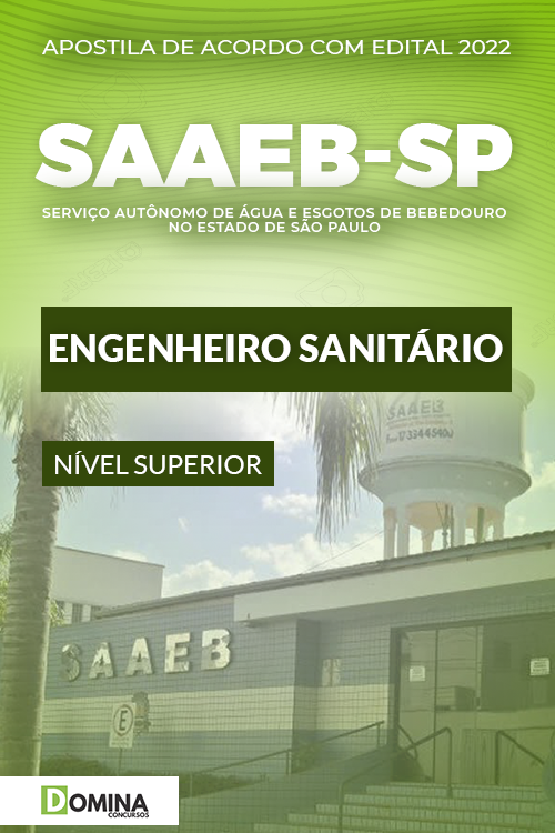 Apostila SAEEB Bebedouro SP 2022 Engenheiro Sanitário