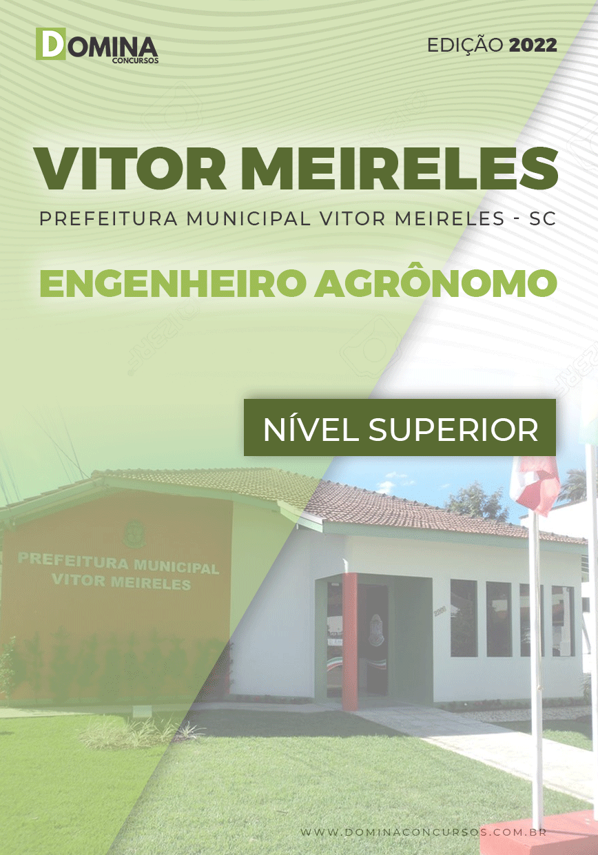 Apostila Pref Vitor Meireles SC 2022 Engenheiro Agrônomo