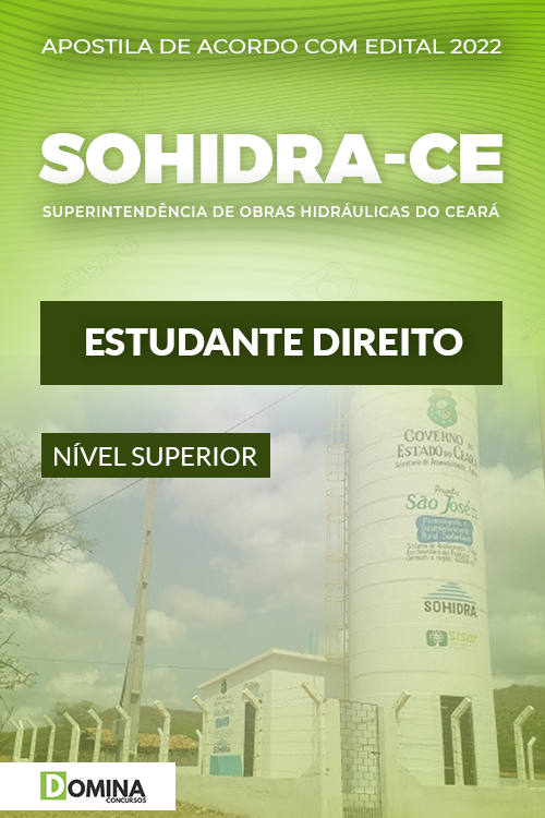 Apostila Digital SOHIDRA CE 2022 Estudante Direito