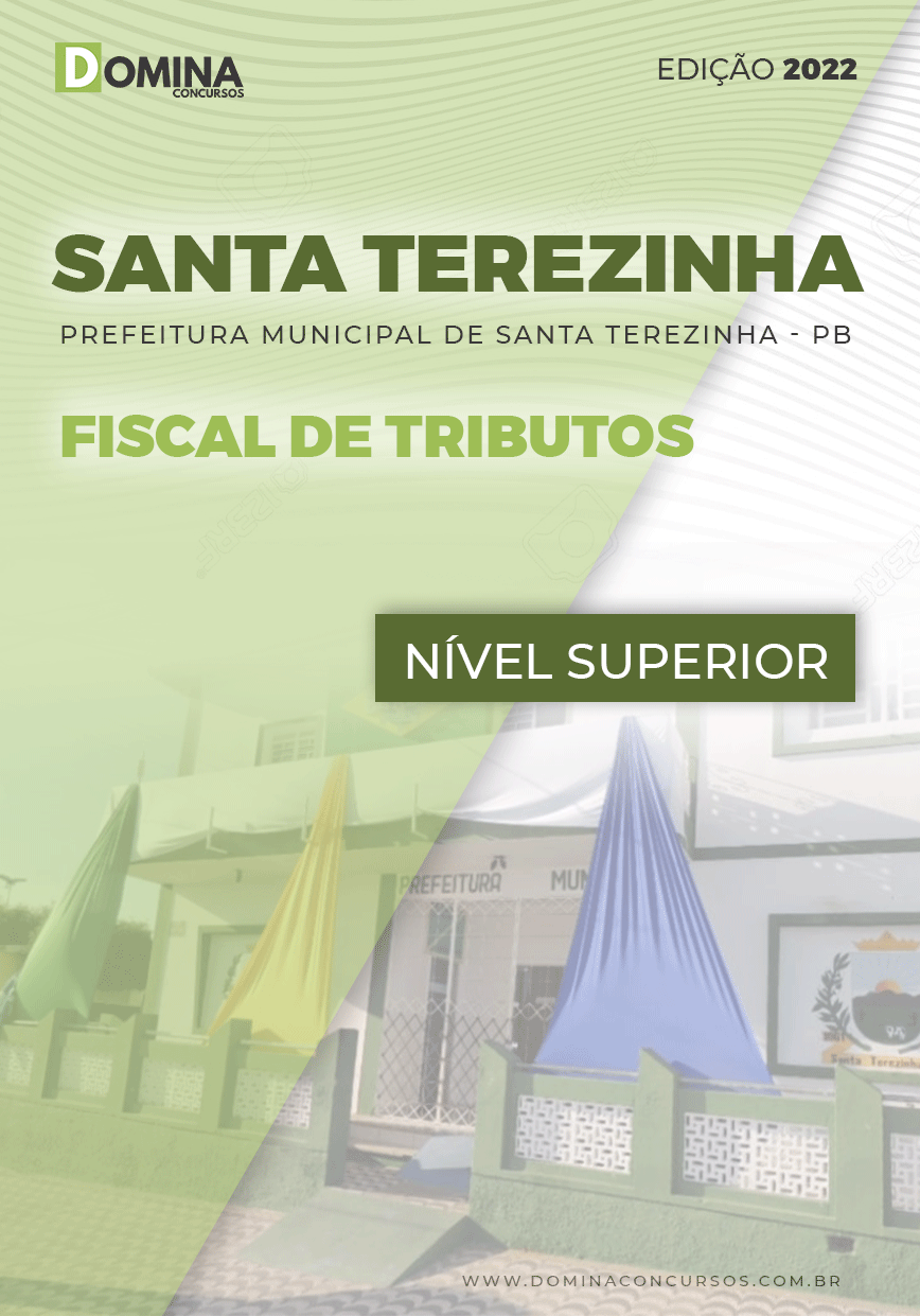 Apostila Pref Santa Terezinha PB 2022 Fiscal de Tributos