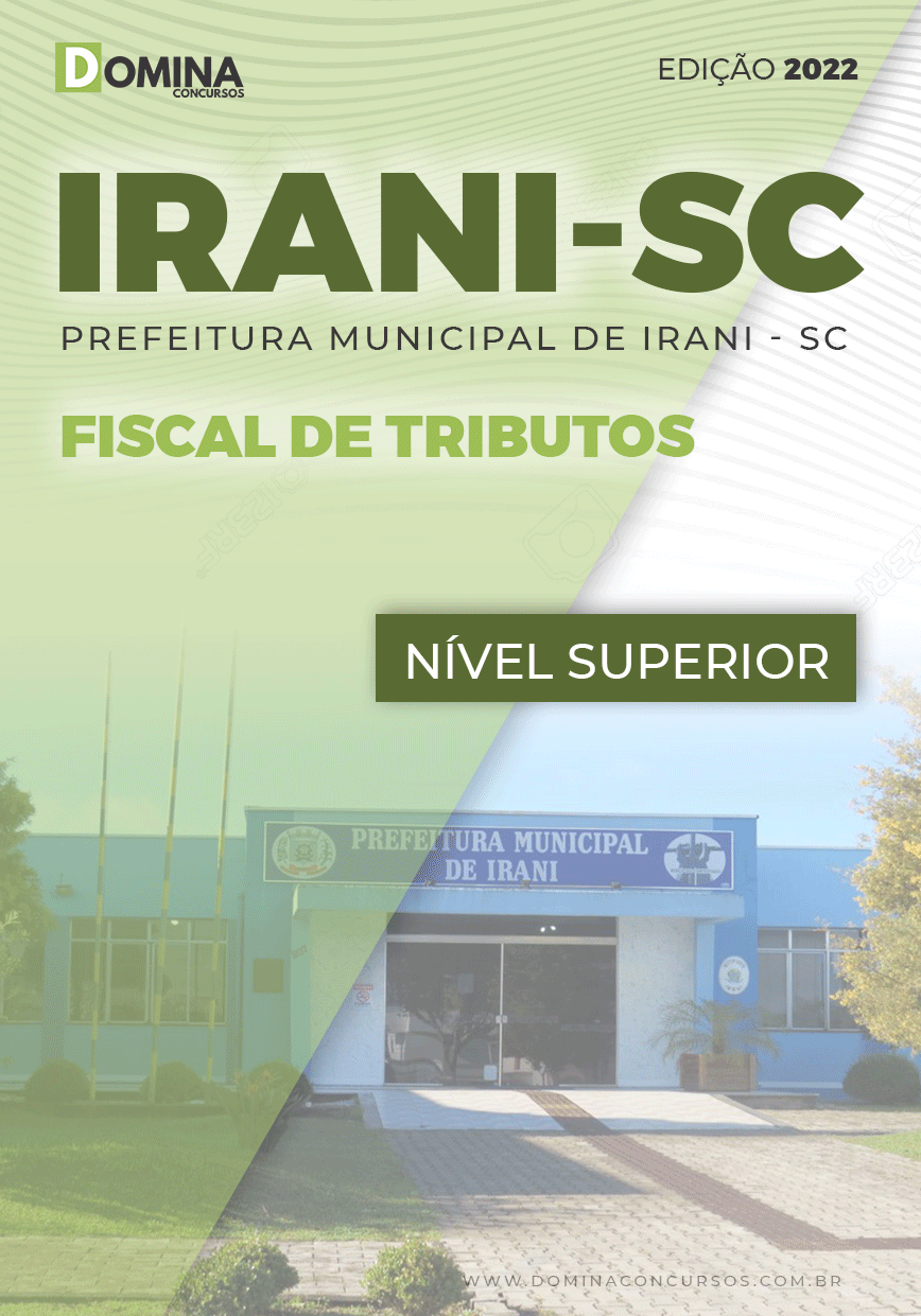 Apostila Digital Concurso Pref Irani SC 2022 Fiscal Tributo