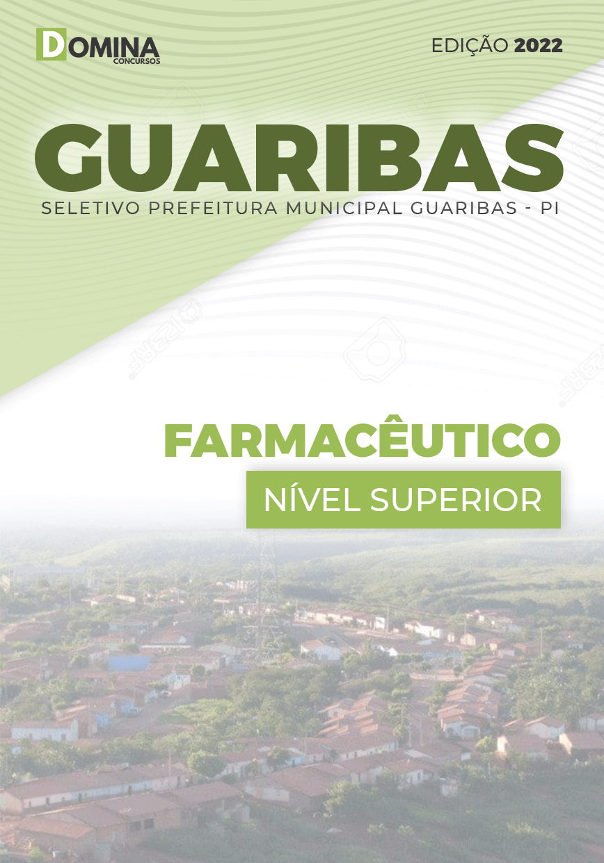Apostila Digital Pref Guaribas PI 2022 Farmacêutico