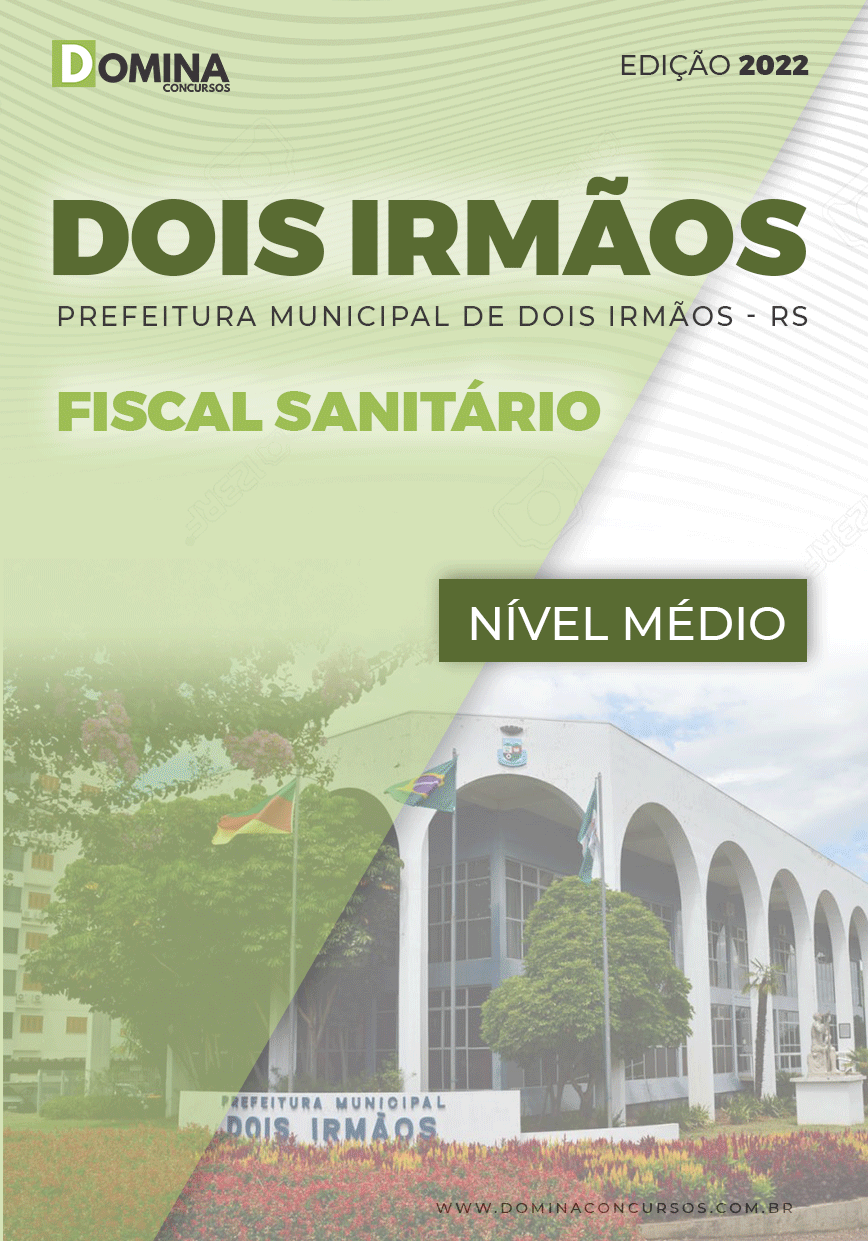 Apostila Concurso Pref Dois Irmãos RS 2022 Fiscal Sanitário