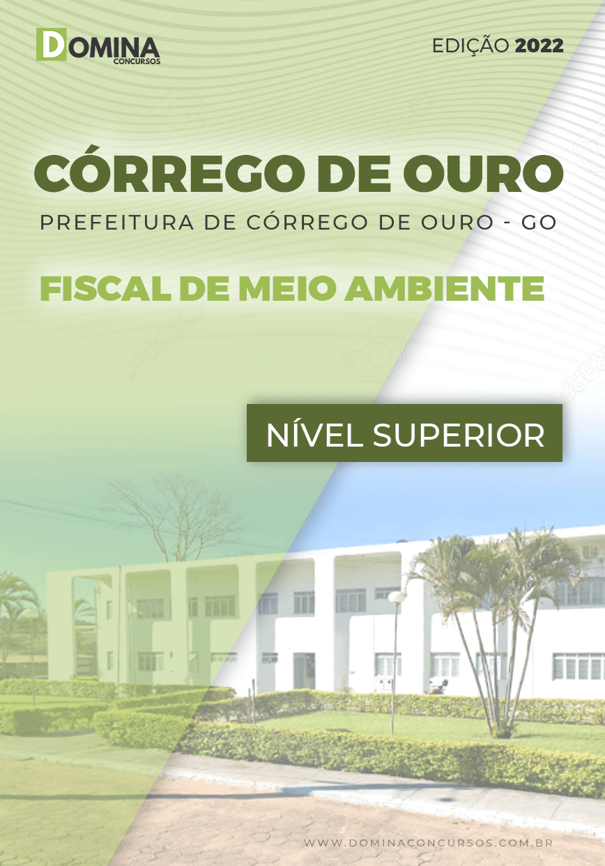 Apostila Pref Córrego Ouro GO 2022 Fiscal de Meio Ambiente