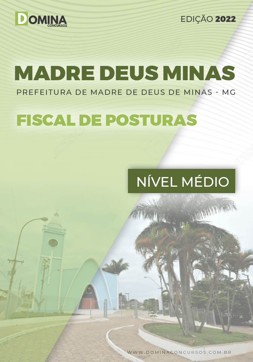 Apostila Pref Madre Deus Minas MG 2022 Fiscal Postura