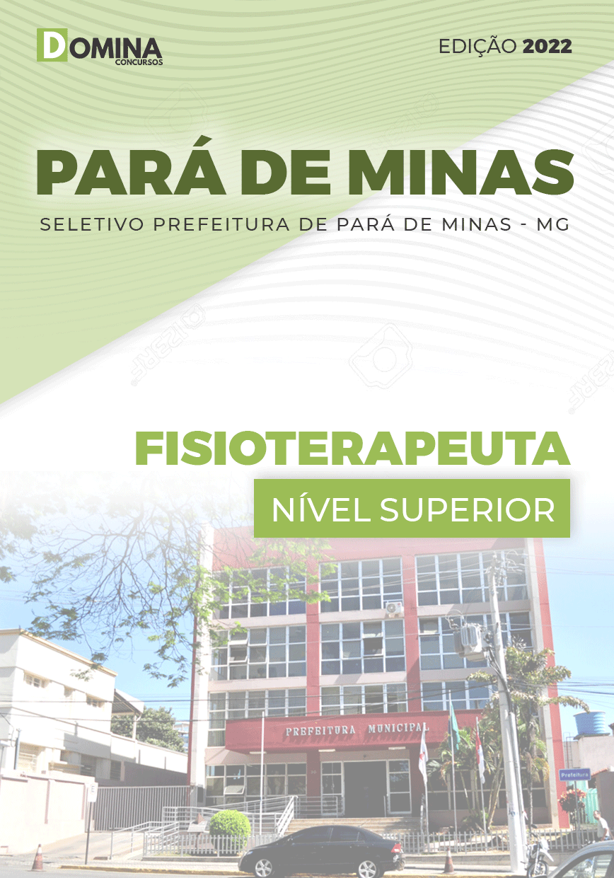 Apostila Concurso Pref Pará de Minas MG 2022 Fisioterapeuta