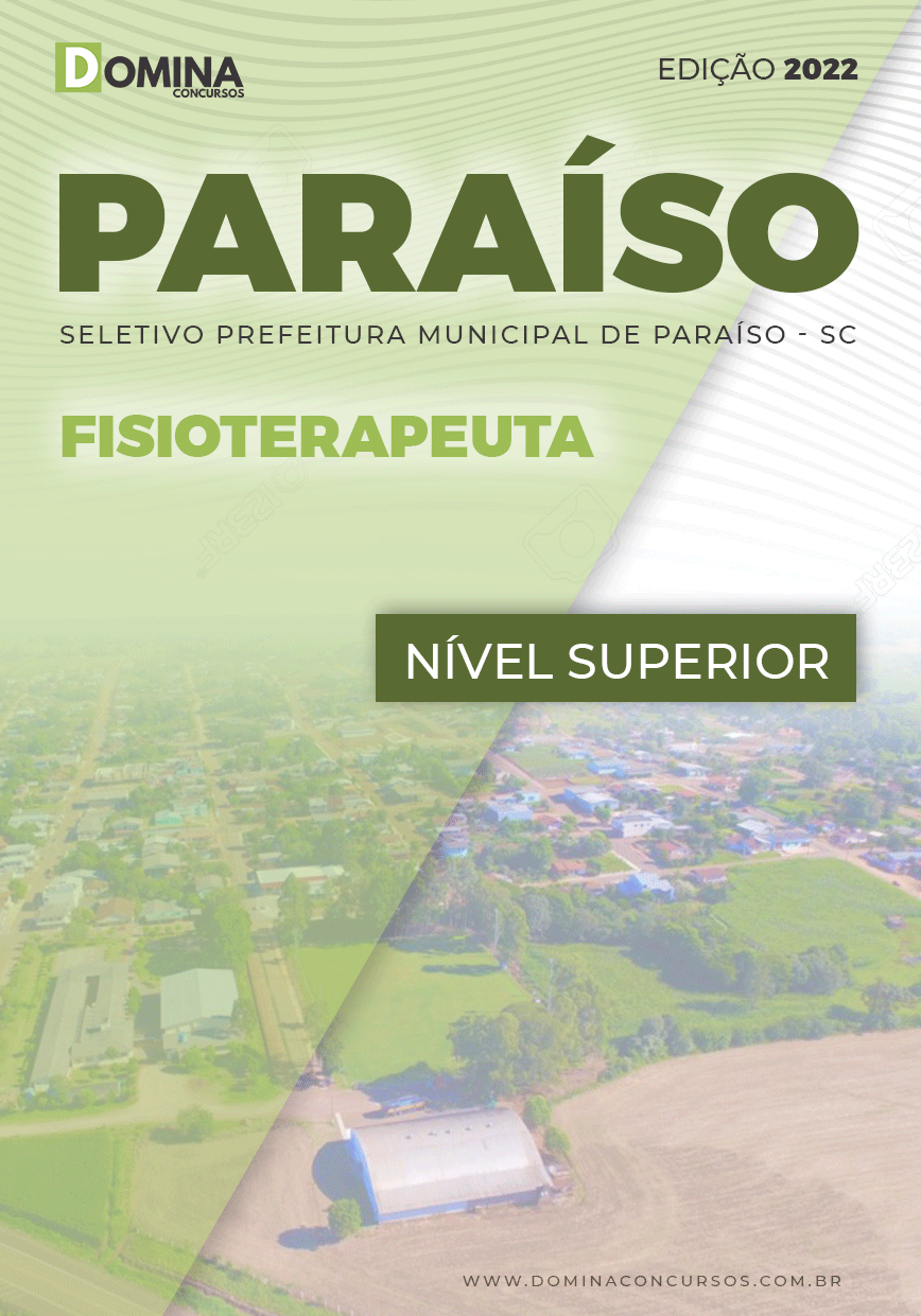Apostila Digital Pref Paraíso SC 2022 Fisioterapeuta