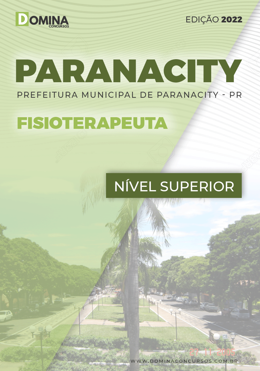 Apostila Concurso Pref Paranacity PR 2022 Fisioterapeuta