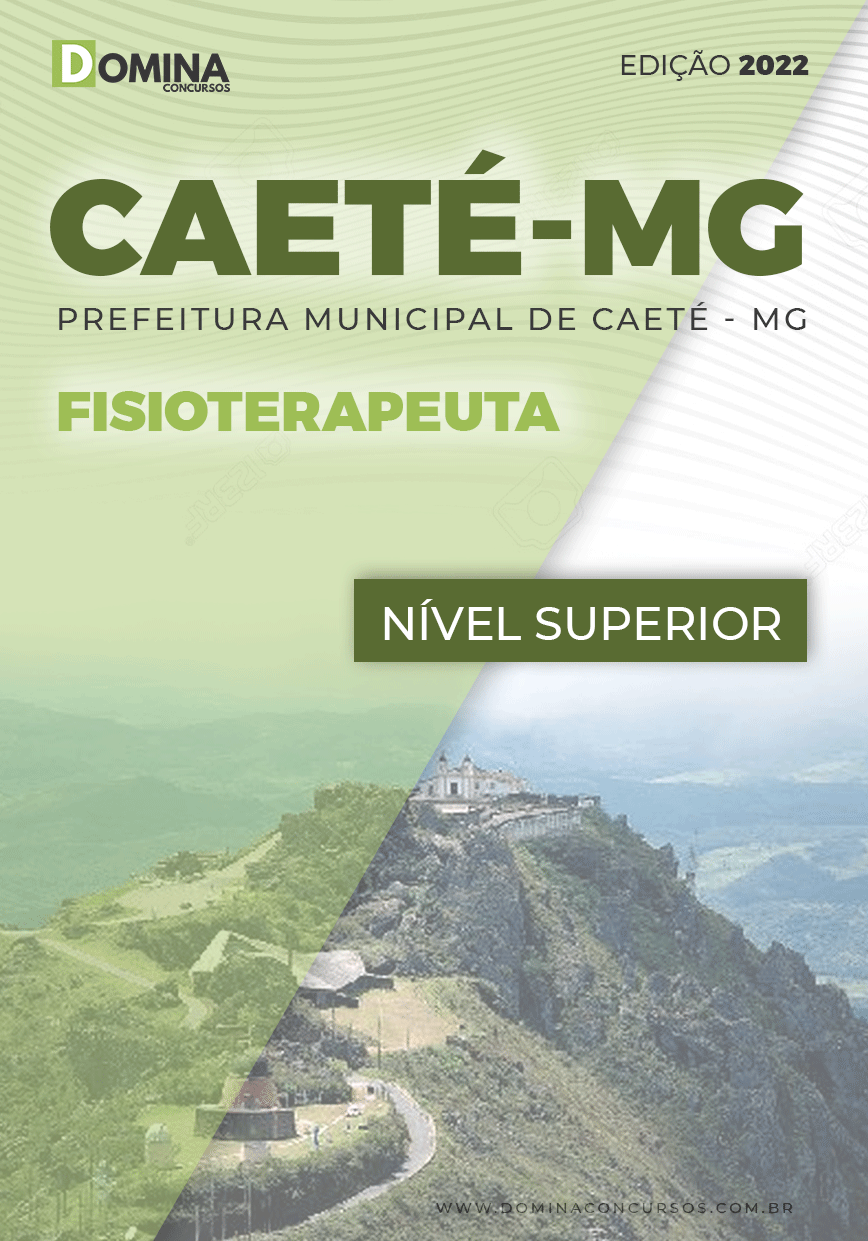 Apostila Digital Seletivo Pref Caeté MG 2022 Fisioterapeuta