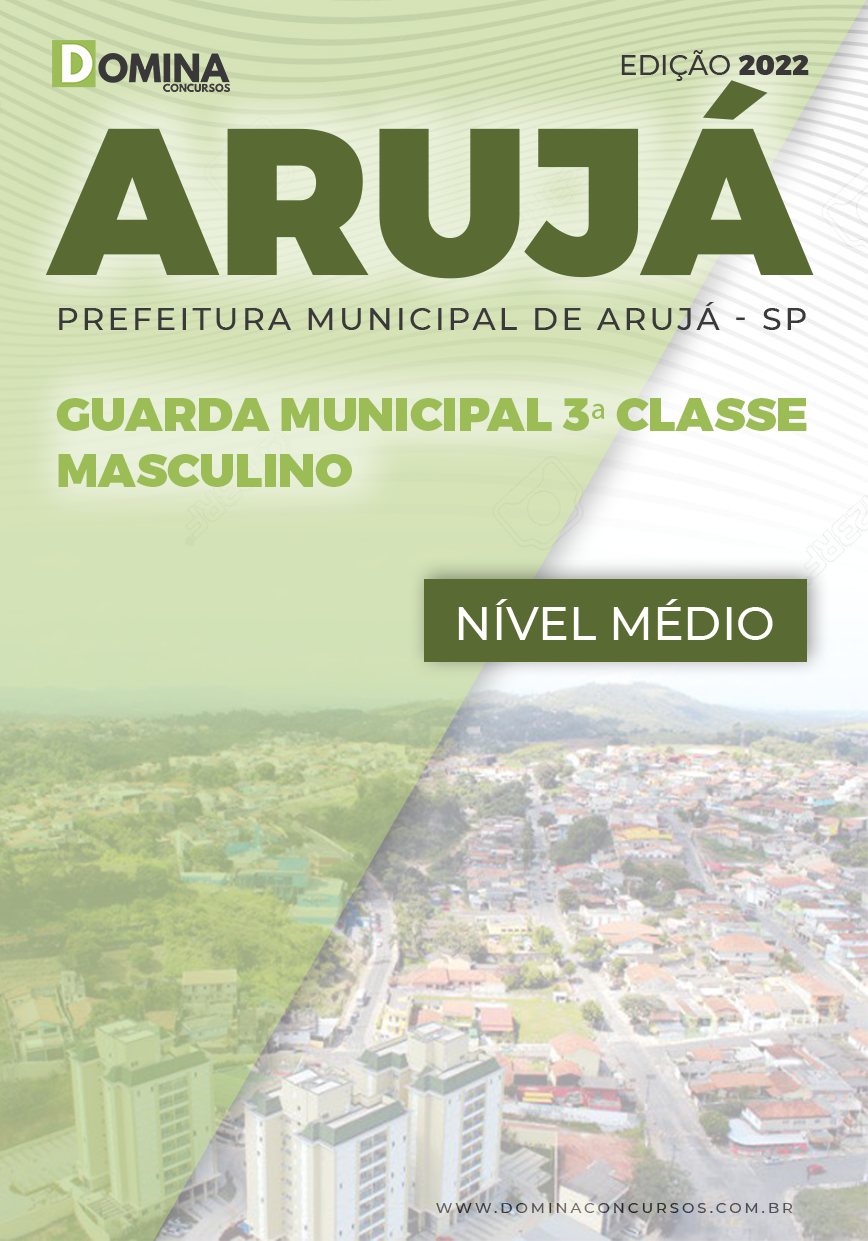 Apostila Pref Arujá SP 2022 Guarda Civil Municipal 3ª Classe