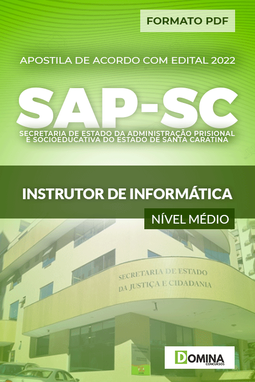 Apostila Digital Concurso SAP SC 2022 Instrutor Informática