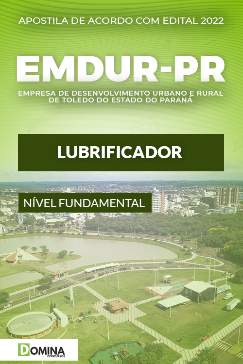 Apostila Concurso EMDUR Toledo PR 2022 Lubrificador