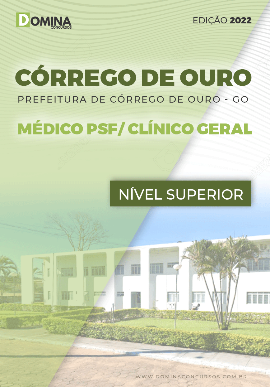 Apostila Pref Córrego Ouro GO 2022 Médico PSF Clínico Geral