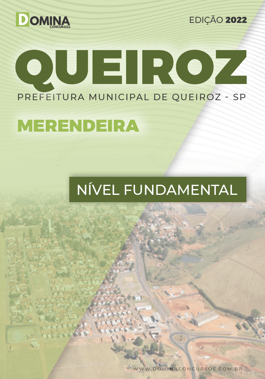 Apostila Concurso Digital Pref Queiroz SP 2022 Merendeira