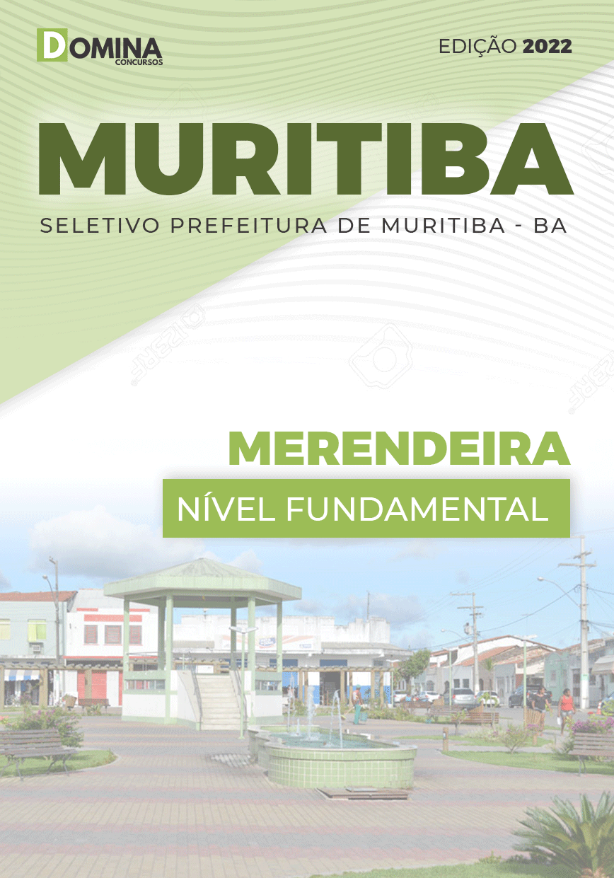Apostila Concurso Pref Muritiba BA 2022 Merendeira