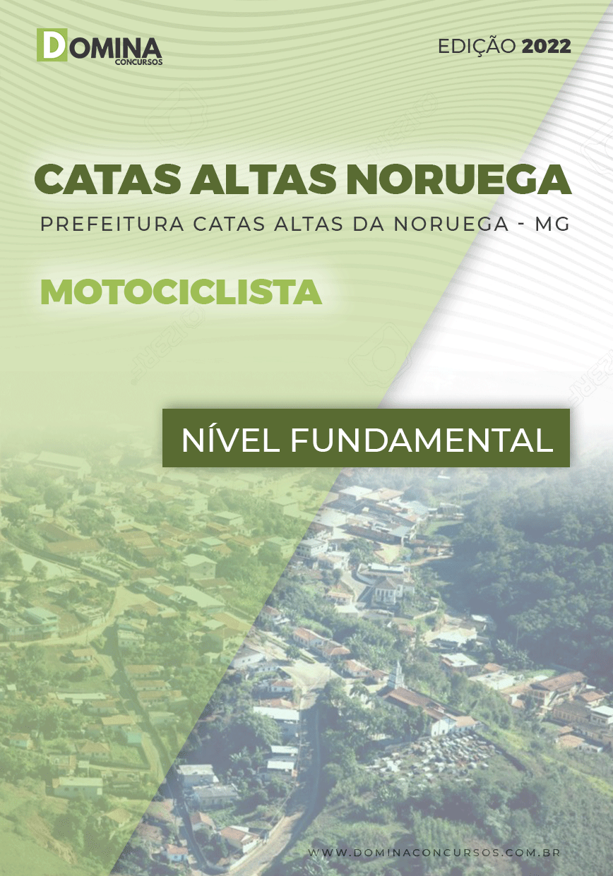 Apostila Pref Catas Altas Noruega MG 2022 Motociclista