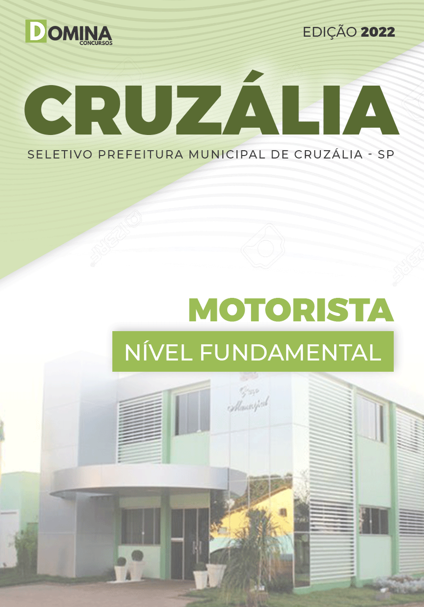 Apostila Concurso Pref Cruzália SP 2022 Motorista