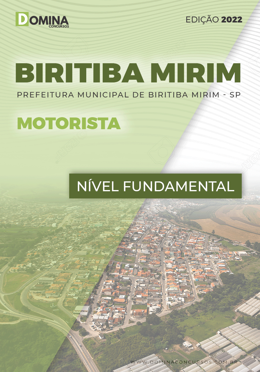Apostila Concurso Pref Biritiba Mirim SP 2022 Motorista