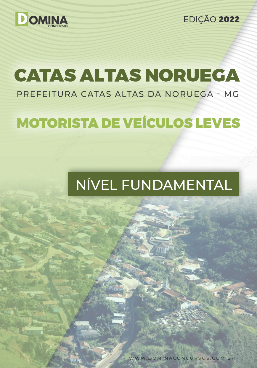 Apostila Pref Catas Altas Noruega MG 2022 Mot. Veículos Leve