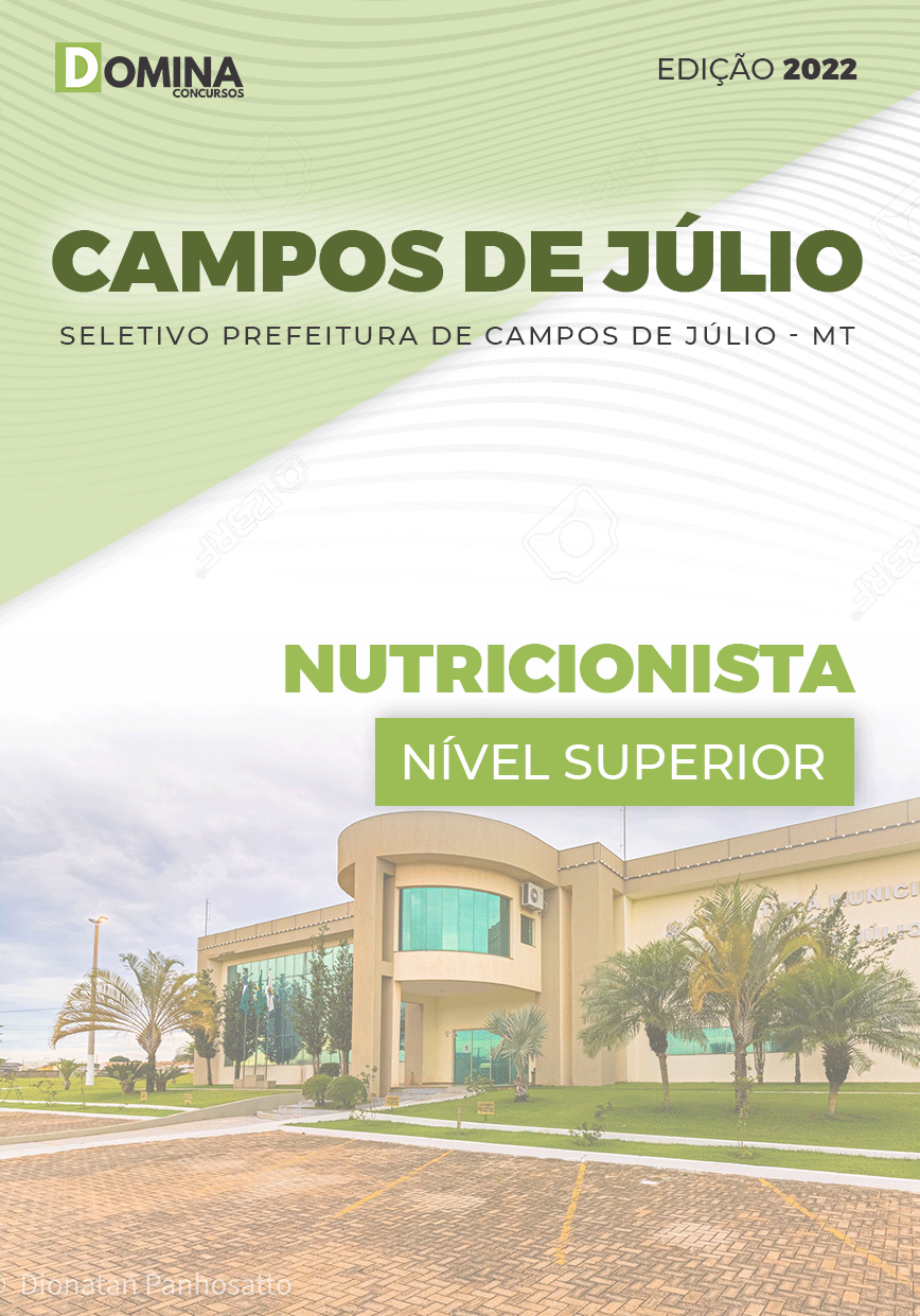 Apostila Digital Pref Campos Júlio MT 2022 Nutricionista