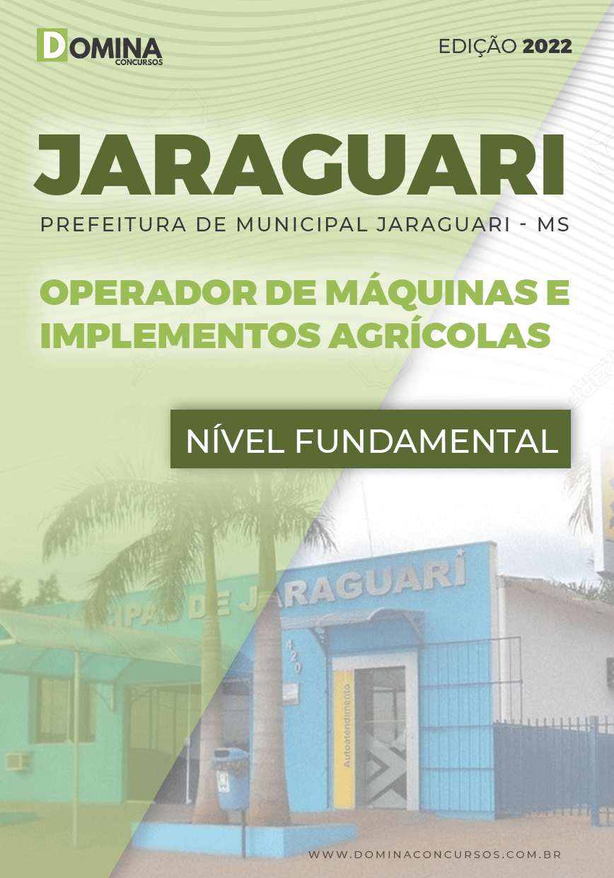Apostila Pref Jaraguari MS 2022 Operador de Máquinas