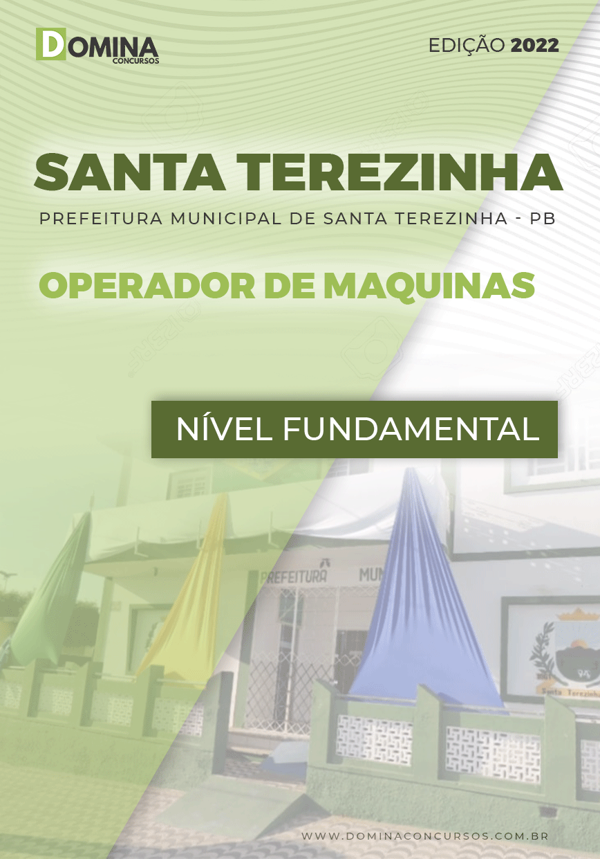 Apostila Pref Santa Terezinha PB 2022 Operador de Maquinas