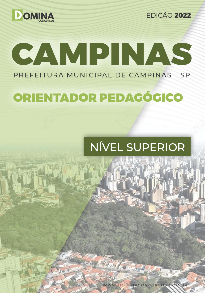 Apostila Pref Campinas SP 2022 Orientador Pedagógico
