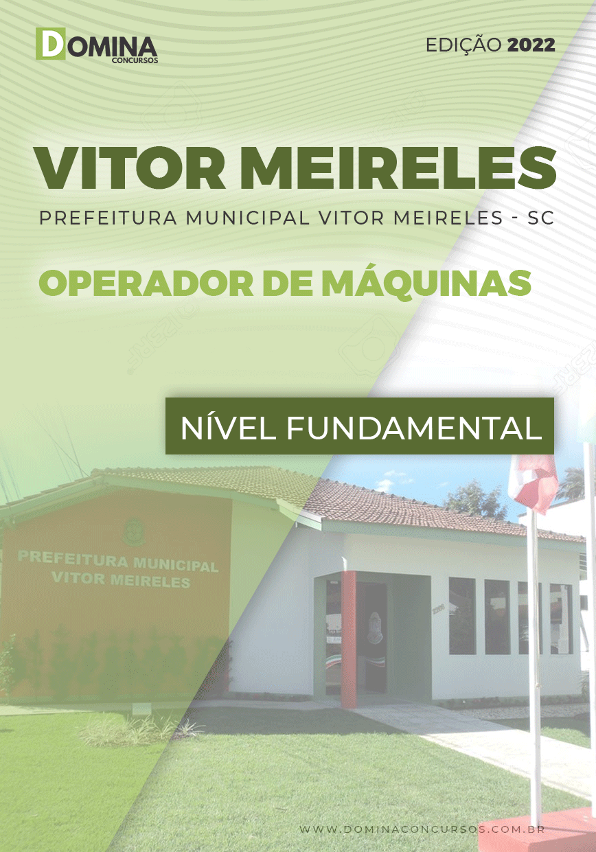 Apostila Pref Vitor Meireles SC 2022 Operador Máquinas