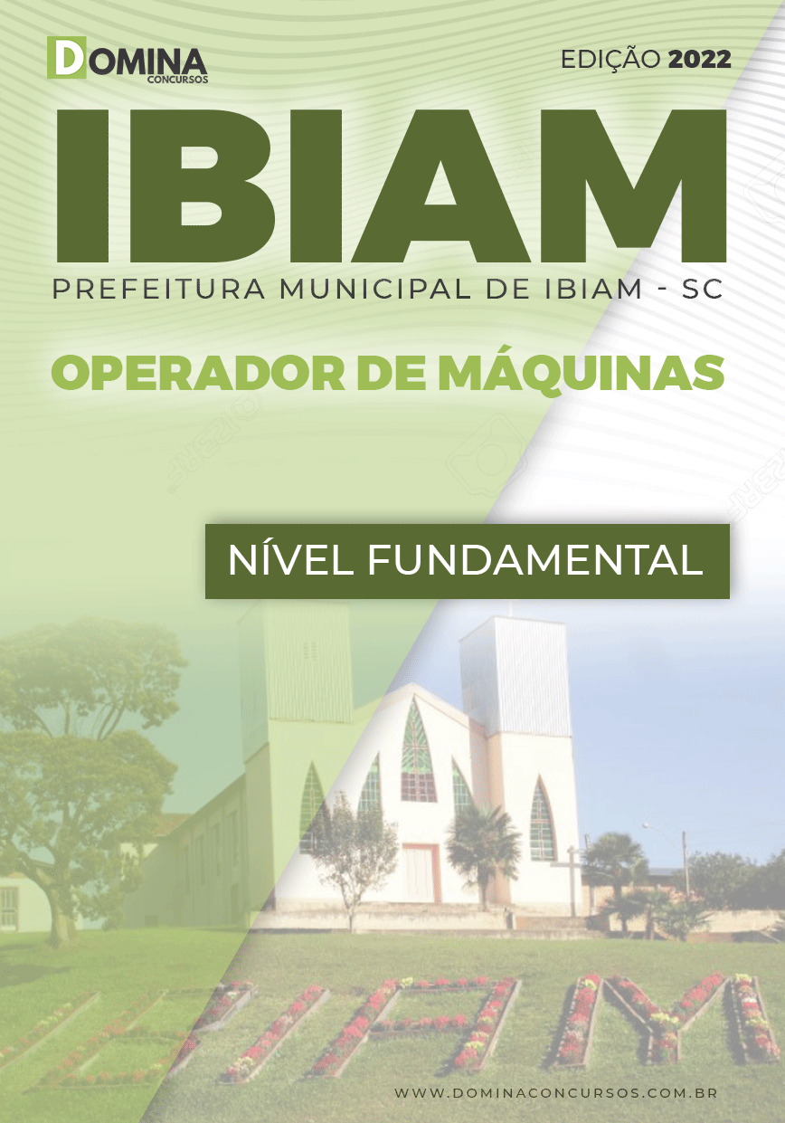 Apostila Digital Pref Ibiam SC 2022 Operador de Máquinas