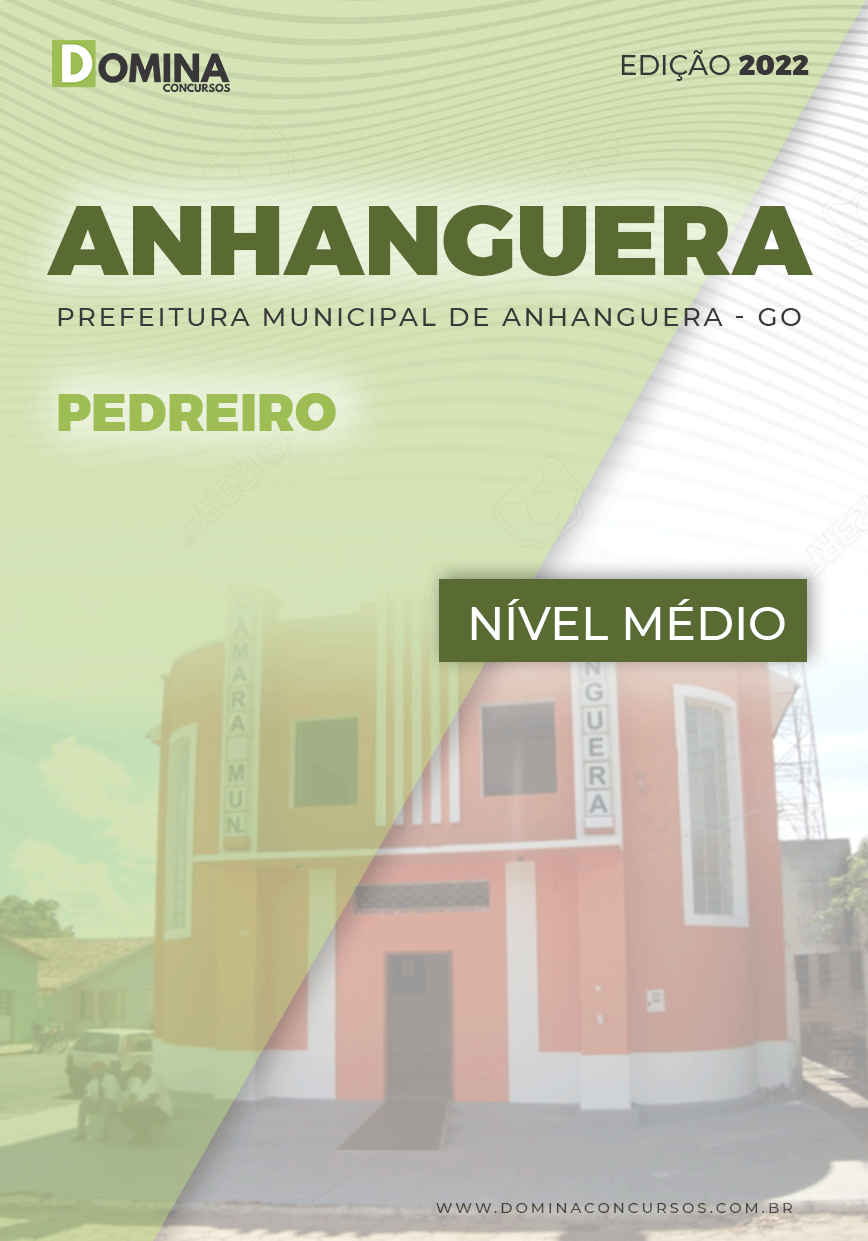 Apostila Concurso Pref Anhanguera GO 2022 Pedreiro