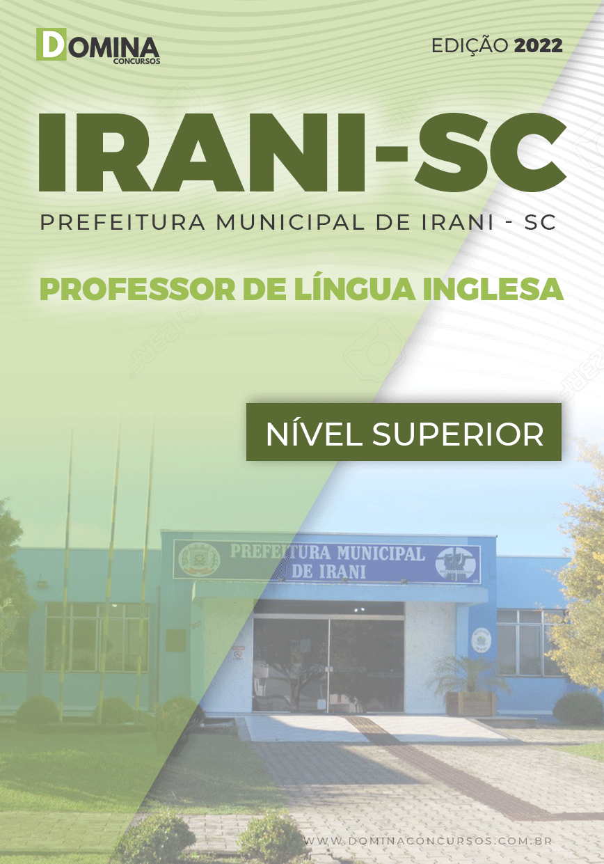 Apostila Digital Pref Irani SC 2022 Professor Língua Inglês